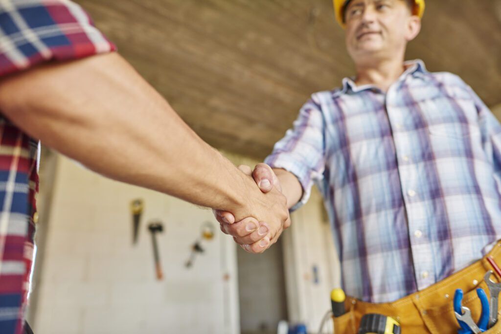 A hired kitchen remodeling contractor